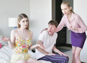 Mẹ kế bắt nàng nhỏ riêng của anh xã địt với cậu con trai